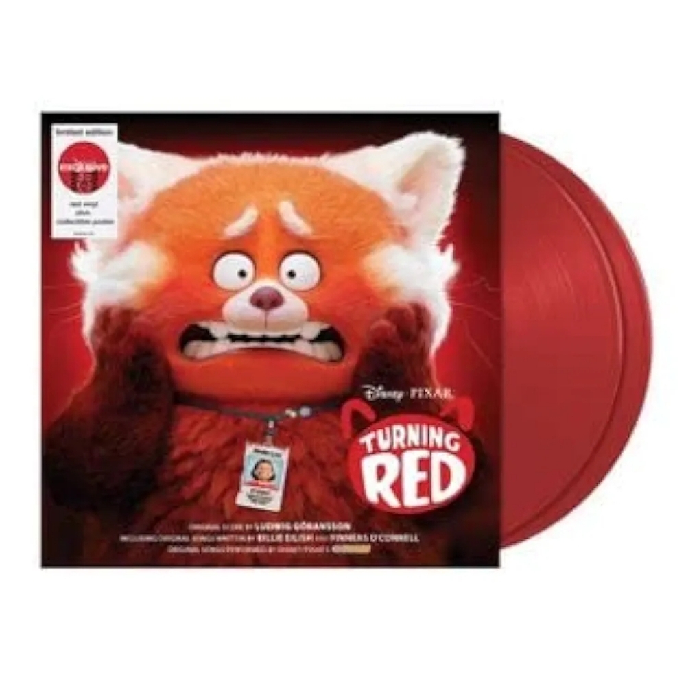 Disney Turing Red Movie Soundtrack Exclusive Red Vinyl